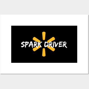 Generic Delivery Spark Driver Food Delivery Courier Posters and Art